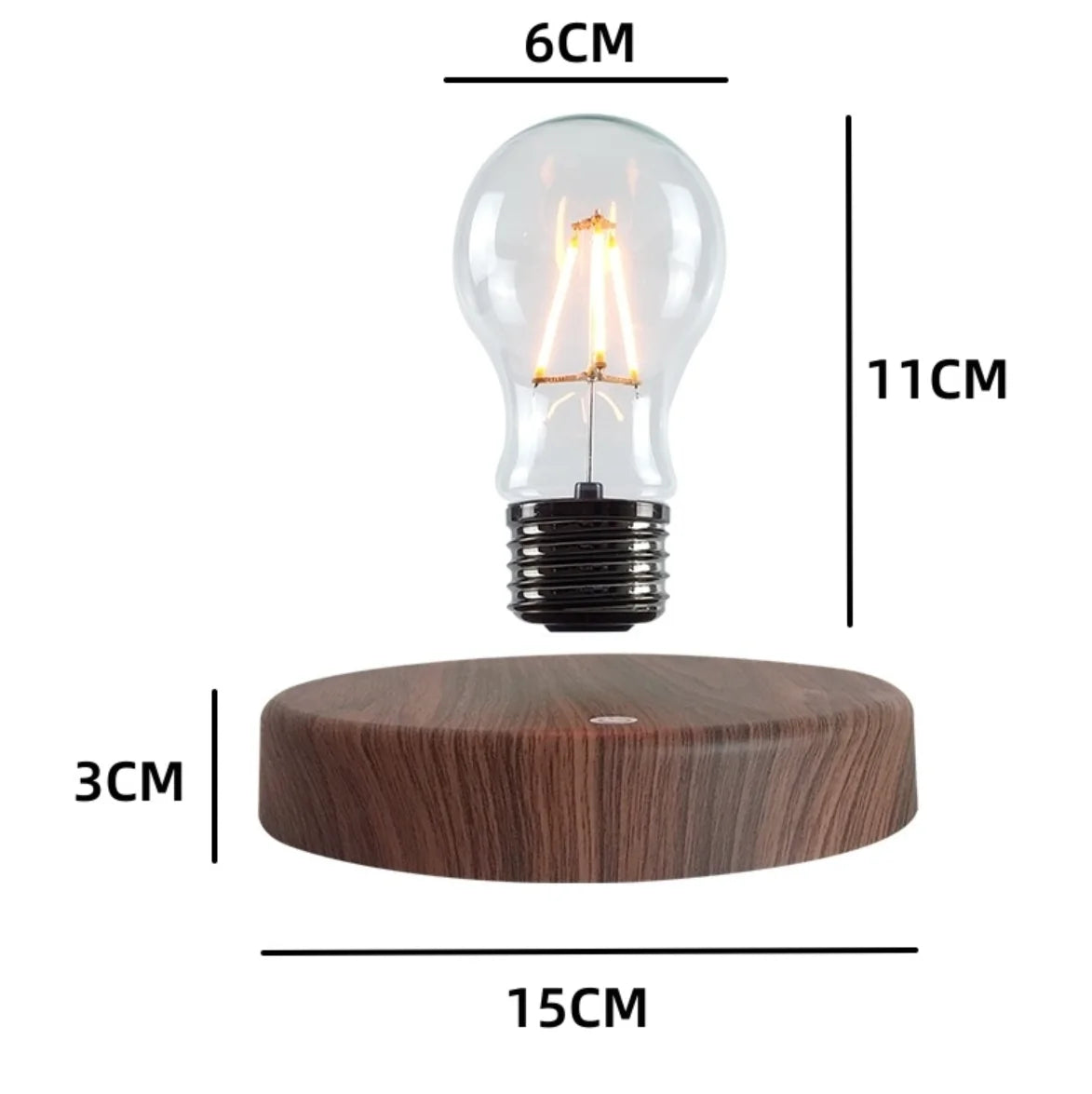 Magnetic Bulb Levitation Lamp