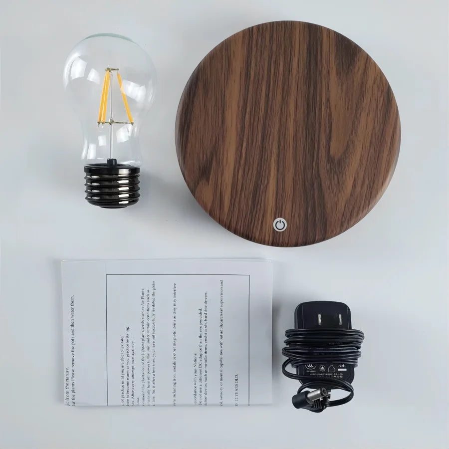 Magnetic Bulb Levitation Lamp